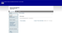 Desktop Screenshot of forum.orvosilexikon.hu