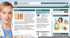 Desktop Screenshot of orvosilexikon.hu