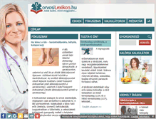 Tablet Screenshot of orvosilexikon.hu